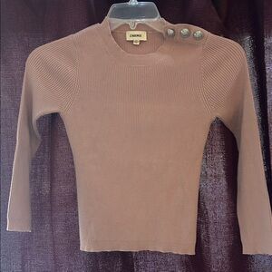 L’Agence Button-Shoulder Sweater-XS